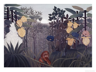 Henri Rousseau Repast of the Lion